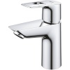 23337001 GROHE BauLoop Смеситель для раковины с ограничителем температуры, гладкий корпус, размер S, хром  в Сочи и Адлере