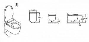 INSPIRA IN-WASH Низ к унитазу подвесной подсветка, сушка, регулировка температуры воды биде, регулир в Сочи и Адлере INSPIRA IN-WASH Низ к унитазу подвесной подсветка, сушка, регулировка температуры воды биде, регулир в Сочи и Адлере