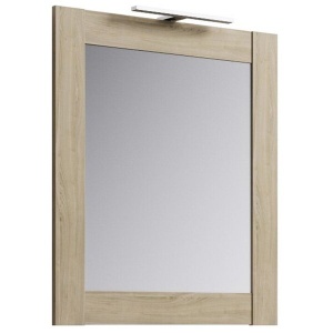 БРИГ 70 Зеркало со светильником дуб седой (Ш70хВ80хГ2) БРИГ 70 Зеркало со светильником дуб седой (Ш70хВ80хГ2)