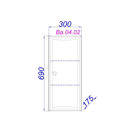 БАРСЕЛОНА 30 Шкафчик навесной универсальный в Сочи и Адлере