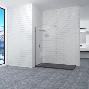 Душевая перегородка  90*195 RGW WA-010 Хром/Прозрачное/8 мм Душевая перегородка  90*195 RGW WA-010 Хром/Прозрачное/8 мм