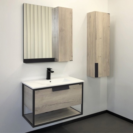 COMFORTY. Полуколонна подвесная "Бонн-35" графит/дуб дымчатый в Сочи и Адлере