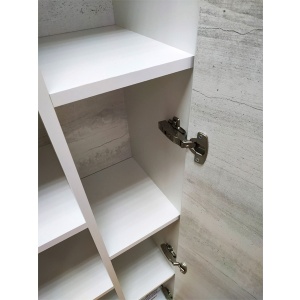 COMFORTY Шкаф-колонна "Прага-45" дуб белый в Сочи и Адлере COMFORTY Шкаф-колонна "Прага-45" дуб белый в Сочи и Адлере