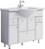 БАРСЕЛОНА-ЛЮКС 105 Тумба на ножках, три ящика, три двери, корзина и с раковиной СТИЛЬ 105 (Ш105хВ88хГ51)