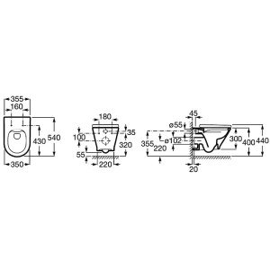 GAP ROUND Унитаз подвесной, безободковый, скрыт.монтаж, уст.компл., 540 мм  в Сочи и Адлере GAP ROUND Унитаз подвесной, безободковый, скрыт.монтаж, уст.компл., 540 мм  в Сочи и Адлере