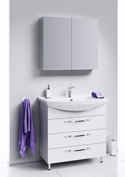 АЛЛЕГРО 75 Тумба напольная, три ящика с раковиной СТИЛЬ 75 (Ш76хВ87,6хГ48,5) в Сочи и Адлере АЛЛЕГРО 75 Тумба напольная, три ящика с раковиной СТИЛЬ 75 (Ш76хВ87,6хГ48,5) в Сочи и Адлере