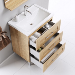 ФОСТЕР 70 Тумба ДУБ СОНОМА на ножках белая с раковиной ФОСТЕР 70 FOS01073DS (Ш71хВ54хГ46) в Сочи и Адлере ФОСТЕР 70 Тумба ДУБ СОНОМА на ножках белая с раковиной ФОСТЕР 70 FOS01073DS (Ш71хВ54хГ46) в Сочи и Адлере