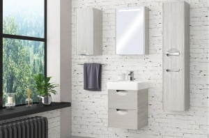 Сильва 50 Зеркало-Шкаф (Дуб Полярный) в Сочи и Адлере Сильва 50 Зеркало-Шкаф (Дуб Полярный) в Сочи и Адлере