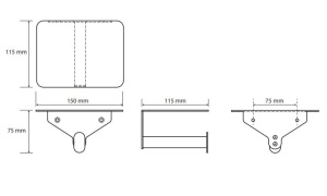 ORGANIC: Держатель для туалетной бумаги с полкой (10013160/221121/0733988/02, Чешская Республика) в Сочи и Адлере
