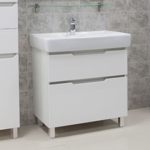 Дакота 80 Тумба-умывальник (белый/выб.дерево) (раковина приобретается отдельноТигода 80) Дакота 80 Тумба-умывальник (белый/выб.дерево) (раковина приобретается отдельноТигода 80)