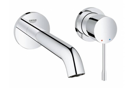 19408001 Cмеситель для раковины GROHE Essence+ на 2 отверстия, внешняя часть, хром 