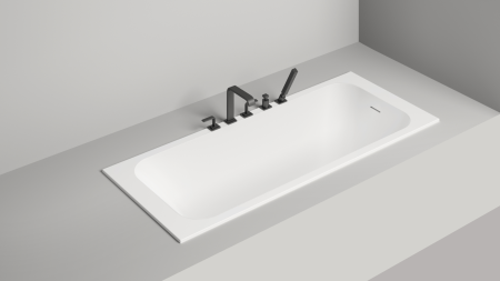 Ванна S-Sense ORLANDA 160*70 матовая, слив интегрированный, д/к матовый в Сочи и Адлере