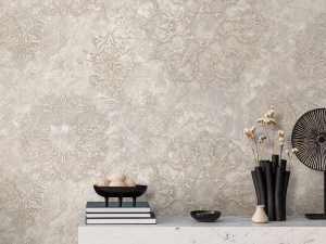 Обои Victoria Stenova Leonardo винил на флизелиновой основе, 1.06*10.05 м, золотисто-бежевый мотив в Сочи и Адлере