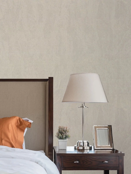 Обои ЕвроДекор Adriana Diamond, винил горячего тиснения на флизелиновой основе, 1,06*10,05м, Тёмно-Бежевый однотон