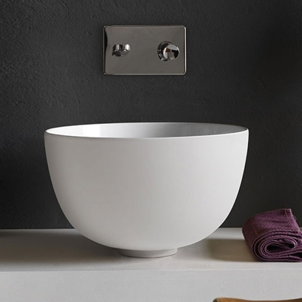 Kerasan Ciotola Умывальник накладной С1 D=46см H=29 см, цвет белый Kerasan Ciotola Умывальник накладной С1 D=46см H=29 см, цвет белый