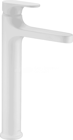 Смеситель для умывальника высокий SPECTRE Matt White