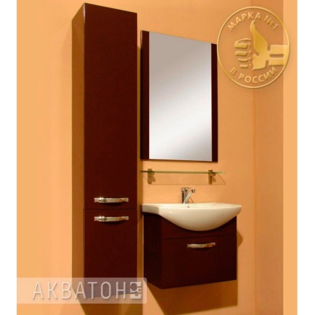 АРИЯ 65 Зеркало темно-коричневое без полки в Сочи и Адлере