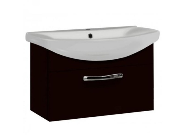 АРИЯ 65 тумба подвесная 1ящ черный глянец (SMILE-65)