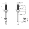 Gessi MECCANICA Смеситель для биде на одно отверстие, 239- Steel Brus hed в Сочи и Адлере