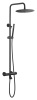 Стойка для душа c термостатом UNO Black