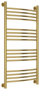 БОГЕМА+ 1000x500 полотенцесушитель выгнутый золото БОГЕМА+ 1000x500 полотенцесушитель выгнутый золото