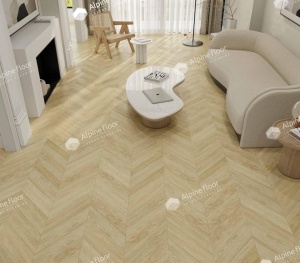Alpine Floor LVT Дуб Ваниль Селект Chevron 555×127×2,5 мм (1.974м2), 28шт (14А+14B) в Сочи и Адлере