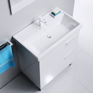 БРИГ 75 Тумба на ножках, два ящика с умывальниками QUADRO 75/ГГРАНД 75 (Ш75хВ85,5хГ47) в Сочи и Адлере БРИГ 75 Тумба на ножках, два ящика с умывальниками QUADRO 75/ГГРАНД 75 (Ш75хВ85,5хГ47) в Сочи и Адлере