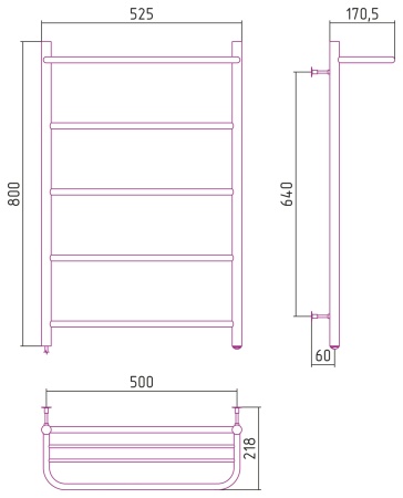 ЭПС СТИЛЬЕ "Формат 10 ТЛ" 800х500 (3+3+3+3) Г16 (Без покрытия) в Сочи и Адлере