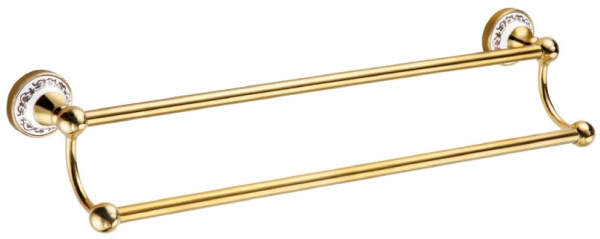 FX-78502G Gold Bogema Полотенцедержатель 60 см двойной