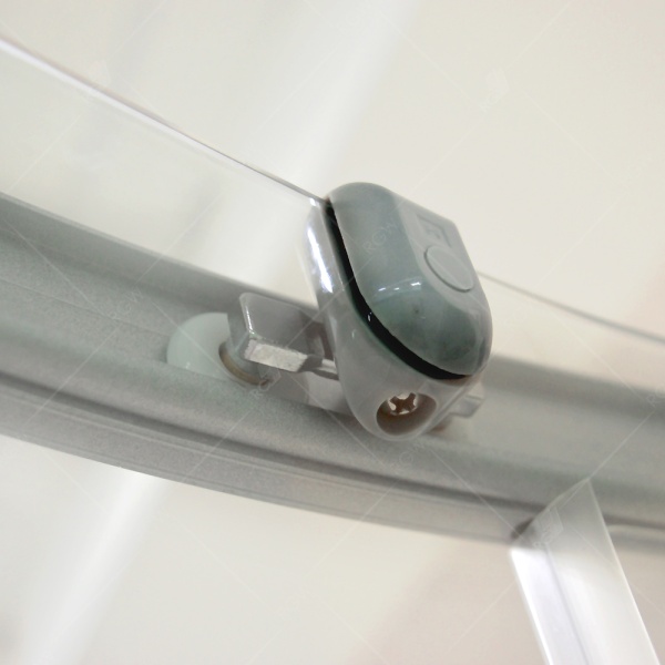 Душевая кабина 90*90*200 RGW AN-208 Полукруг/Мат.хром/Прозрачное/5 мм в Сочи и Адлере