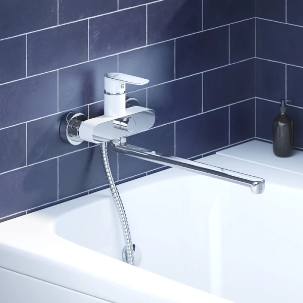 Смеситель для ванны с длинным изливом, CLOUD, IDDIS, CLOSBL2i10WA в Сочи и Адлере Смеситель для ванны с длинным изливом, CLOUD, IDDIS, CLOSBL2i10WA в Сочи и Адлере