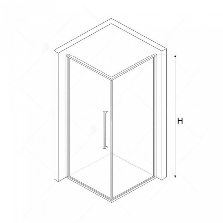 Душевой уголок RGW SV-35B (SV-02B + Z-02B) в Сочи и Адлере