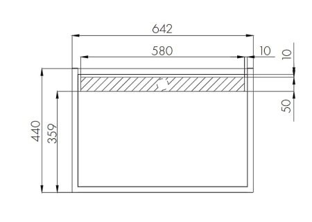 Столешница Акватон Лофт Фабрик 60, дуб кантри в Сочи и Адлере