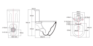 Унитаз-компакт Kerald THIRA (Тира) безободковый, Торнадо 595*360*710 мм,с сиденьем микролифт дюропласт в Сочи и Адлере Унитаз-компакт Kerald THIRA (Тира) безободковый, Торнадо 595*360*710 мм,с сиденьем микролифт дюропласт в Сочи и Адлере