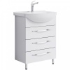 АЛЛЕГРО 65 Тумба на ножках, три ящика с раковиной ЭЛЕГАНС 65 (Ш65,5хВ85,5хГ44,5) Agr.01.06/3+Элеганс 65 