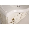ЖЕРОНА 105 тумба-умывальник белое золото БЕЗ раковины в Сочи и Адлере