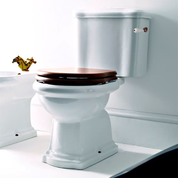 KERASAN Retro Унитаз моноблок слив в стену, цвет белый в Сочи и Адлере KERASAN Retro Унитаз моноблок слив в стену, цвет белый в Сочи и Адлере