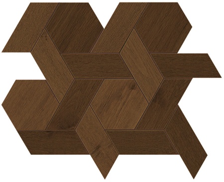 Мозаика Heartwood Moka Mansion Weave 34,6x40