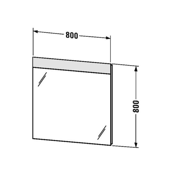 Зеркало, Duravit, Durastyle, ширина, мм-800, глубина, мм-40, высота, мм-800, тип установки-настенный, подсветка-есть, тип освещения-светодиодный димме в Сочи и Адлере Зеркало, Duravit, Durastyle, ширина, мм-800, глубина, мм-40, высота, мм-800, тип установки-настенный, подсветка-есть, тип освещения-светодиодный димме в Сочи и Адлере