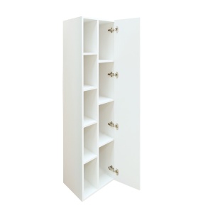 COMFORTY Шкаф-колонна "Милан-40" белый глянец в Сочи и Адлере COMFORTY Шкаф-колонна "Милан-40" белый глянец в Сочи и Адлере