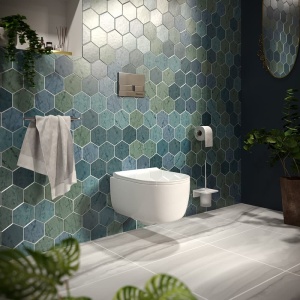 Инсталляция BERGES для скрытого монтажа NOVUM L3 с кнопкой хром глянец в Сочи и Адлере