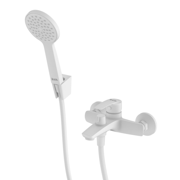 Смеситель для ванны, белый матовый, Ray, IDDIS, RAYWT02i02 Смеситель для ванны, белый матовый, Ray, IDDIS, RAYWT02i02