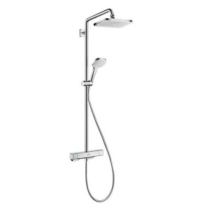 27630000 HG Croma E 280 1jet Душевая система Showerpipe с термостатом для душа, хром