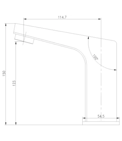 Смеситель Lemark Project LM4650CE для раковины бесконтактный (сенсорный), хром в Сочи и Адлере