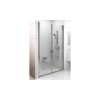 Душевая дверь Chrome CSDL2-100 блестящий+стекло Transparent в Сочи и Адлере