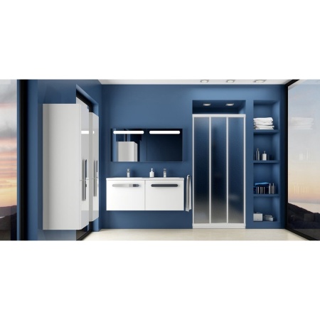 Душевая дверь Supernova ASDP3-90 белый+перл в Сочи и Адлере