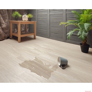 Виниловый ламинат 43кл. микро фаска Дуб Выбеленный (1220х181х3,5мм) уп.2,196м2-10шт.