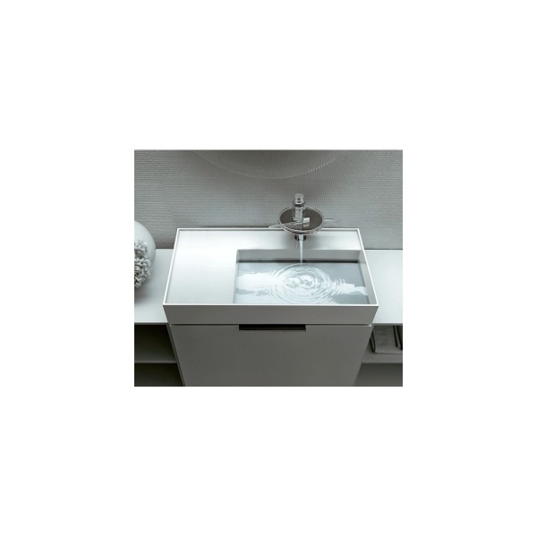 KARTELL умывальник  с 1 отв. д/смесителя в центре /90х46х12/ (бел.) в Сочи и Адлере KARTELL умывальник  с 1 отв. д/смесителя в центре /90х46х12/ (бел.) в Сочи и Адлере