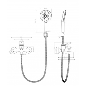 Смеситель Lemark Minima LM3814C для ванны с монолитным изливом, хром в Сочи и Адлере Смеситель Lemark Minima LM3814C для ванны с монолитным изливом, хром в Сочи и Адлере