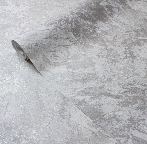 Обои Avisto, коллекция Lagoon, горячее тиснение на флизелиновой основе, 1.06 x 10м, Серый мотив в Сочи и Адлере